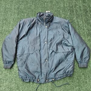 Vintage London Fog Jacket/Coat Green Removable Lining Size Large Read Descript.